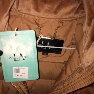 Apricot Lane tan vest